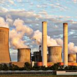landscape photography of factory
